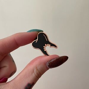 Rose gold tooth pin